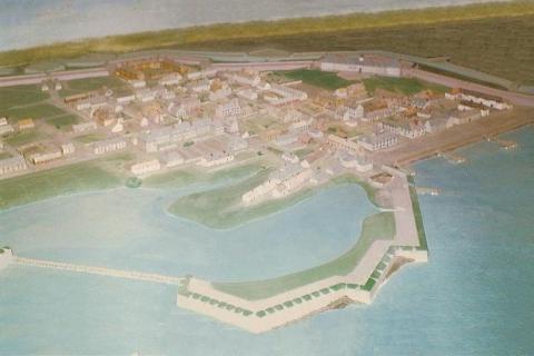 la forteresse de Louisbourg en 1758